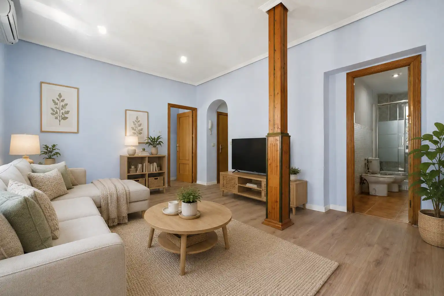 Sala de estar de Piso en venta en Madrid con Aire acondicionado, Calefacción y Horno