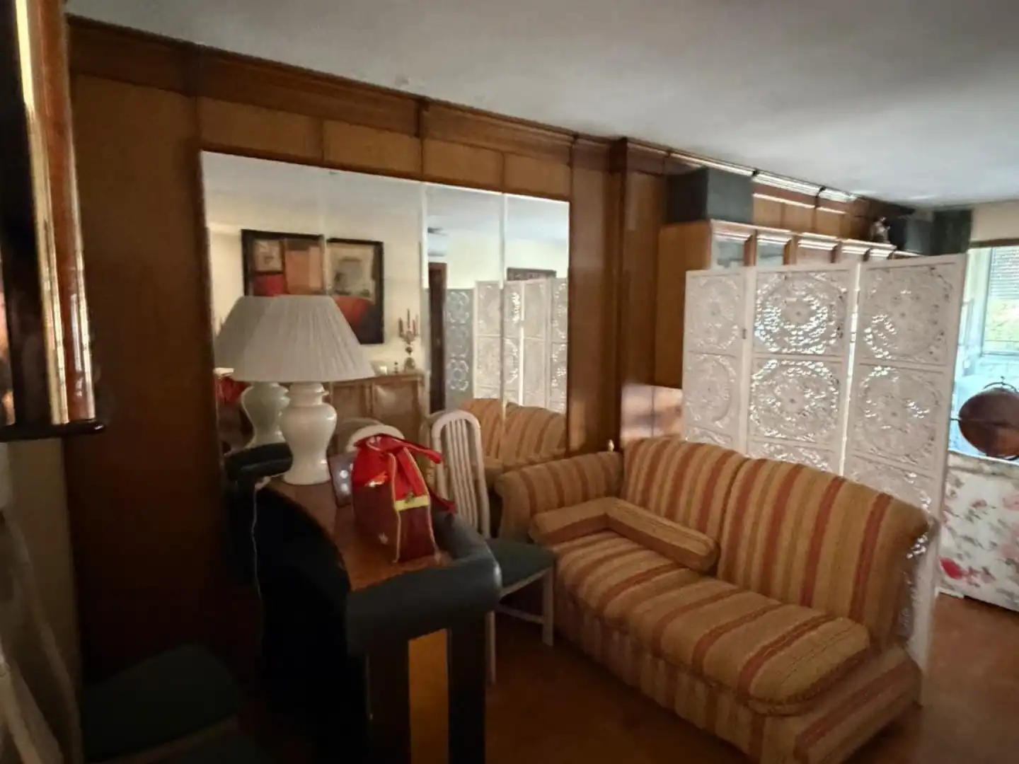 Wohnzimmer von Wohnung zur Miete in Madrid mit Klimaanlage, Heizung und Terrasse