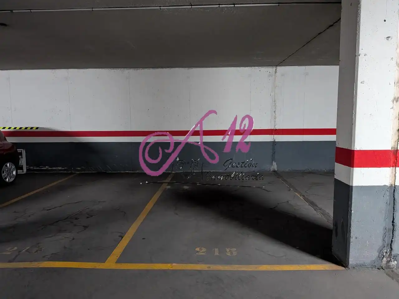 Parking of Flat for rent in Valencia  with Air Conditioner, Furnished and Community pool