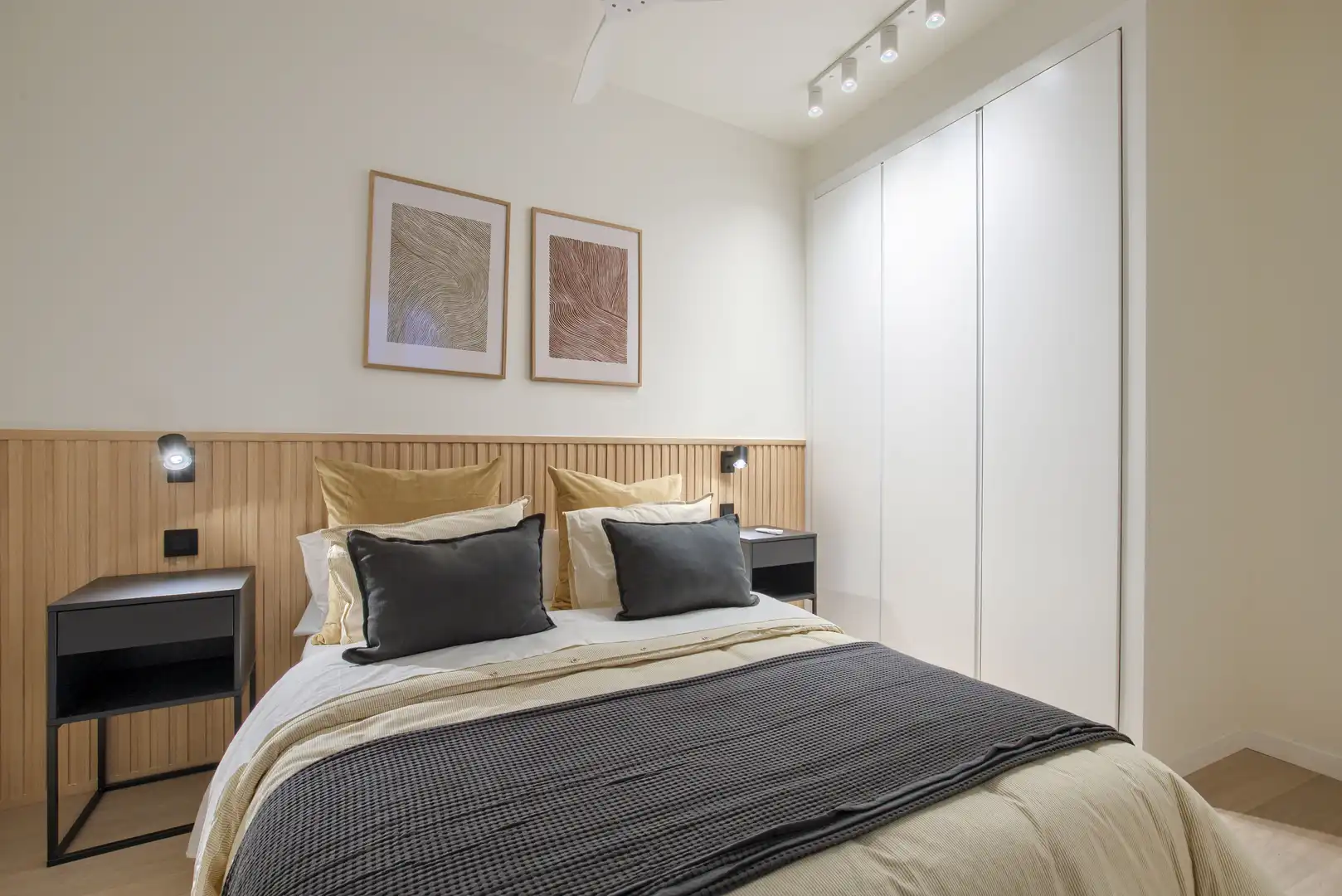 Bedroom of Flat for rent in Madrid  with Heating and Balcony