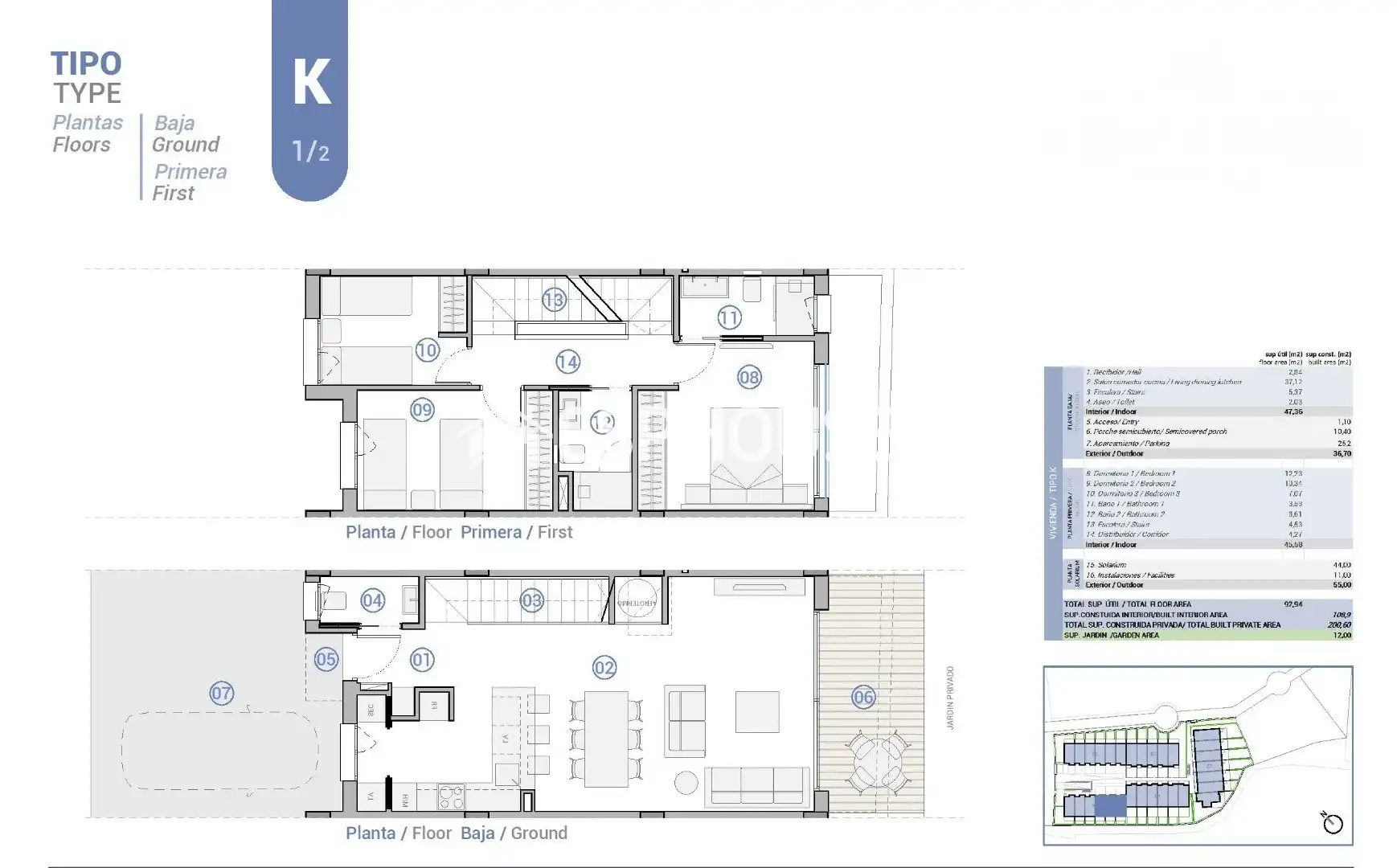 Bungalow con terrazza in vendita a Pueblo Español - Coveta Fumá, imagen 12