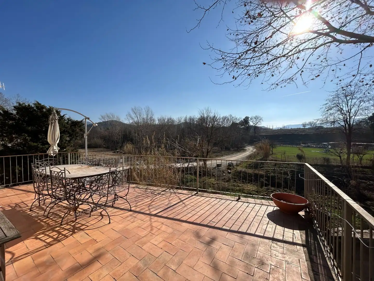 Terrassa de Finca rústica en venda en Santa Maria de Palautordera amb Calefacció