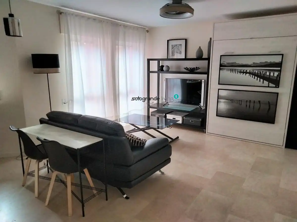 Living room of Apartments for sale in Sotogrande  with Air Conditioner, Heating and Furnished