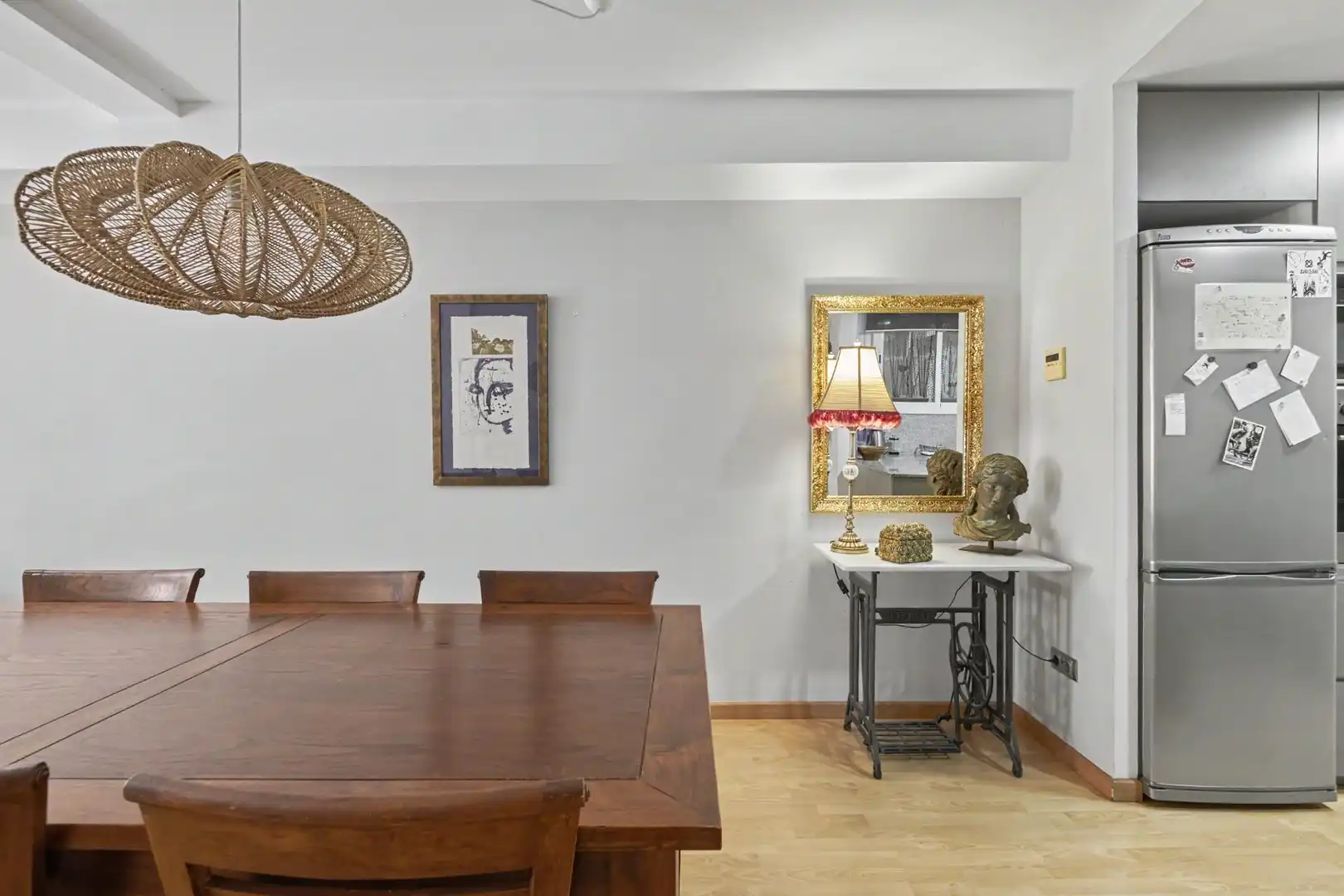 Dining room of Flat for sale in Barcelona  with Air Conditioner, Heating and Parquet flooring
