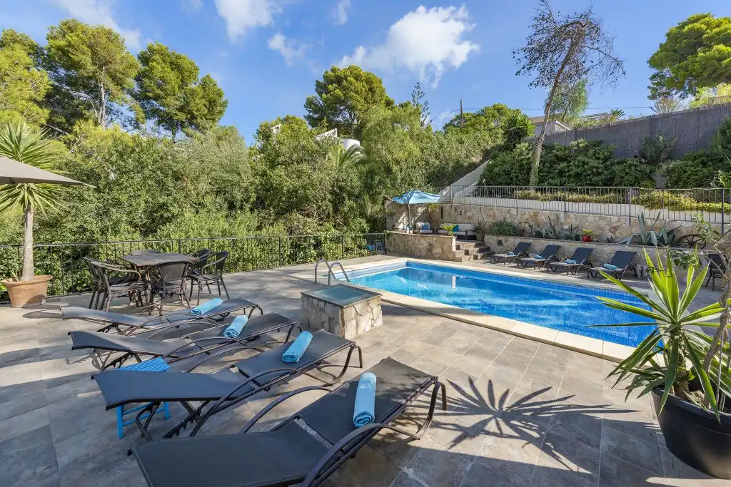 Piscina de Casa o chalet en venta en Calvià con Aire acondicionado, Jardín privado y Terraza