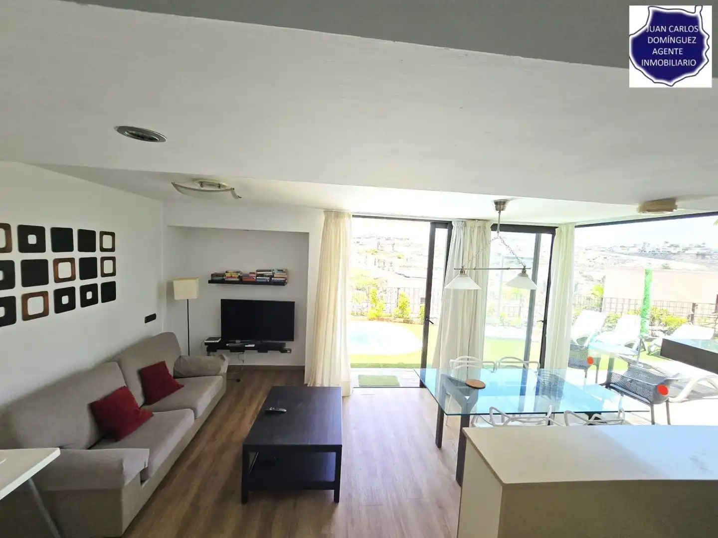 Wohnzimmer von Haus oder Chalet zum Verkauf in San Bartolomé de Tirajana mit Klimaanlage, Privatgarten und Terrasse