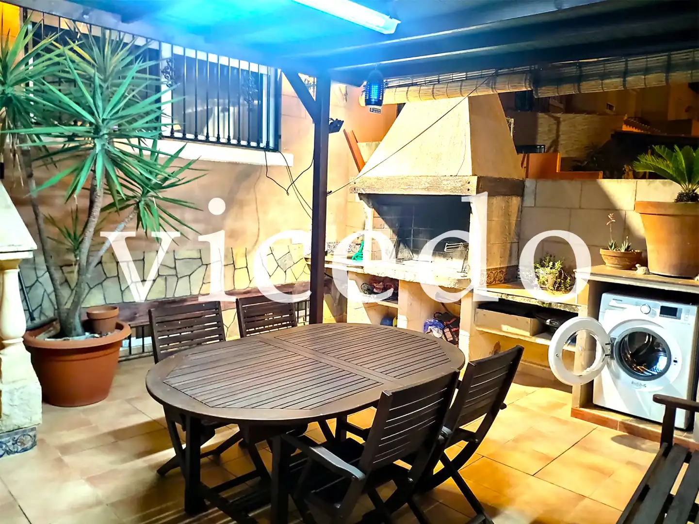 Terraza de Casa adosada en venta en Mutxamel con Aire acondicionado, Trastero y Amueblado
