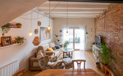 Living room of House or chalet for sale in Terrassa  with Heating, Private garden and Parquet flooring