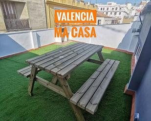 Jardí de Dúplex de lloguer en  Valencia Capital amb Aire condicionat, Terrassa i Balcó