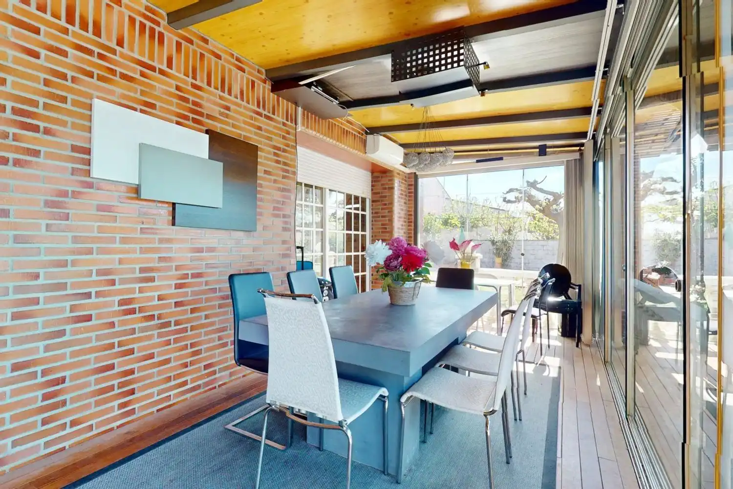 Terraza de Casa o chalet en venta en Alfajarín con Calefacción, Jardín privado y Terraza