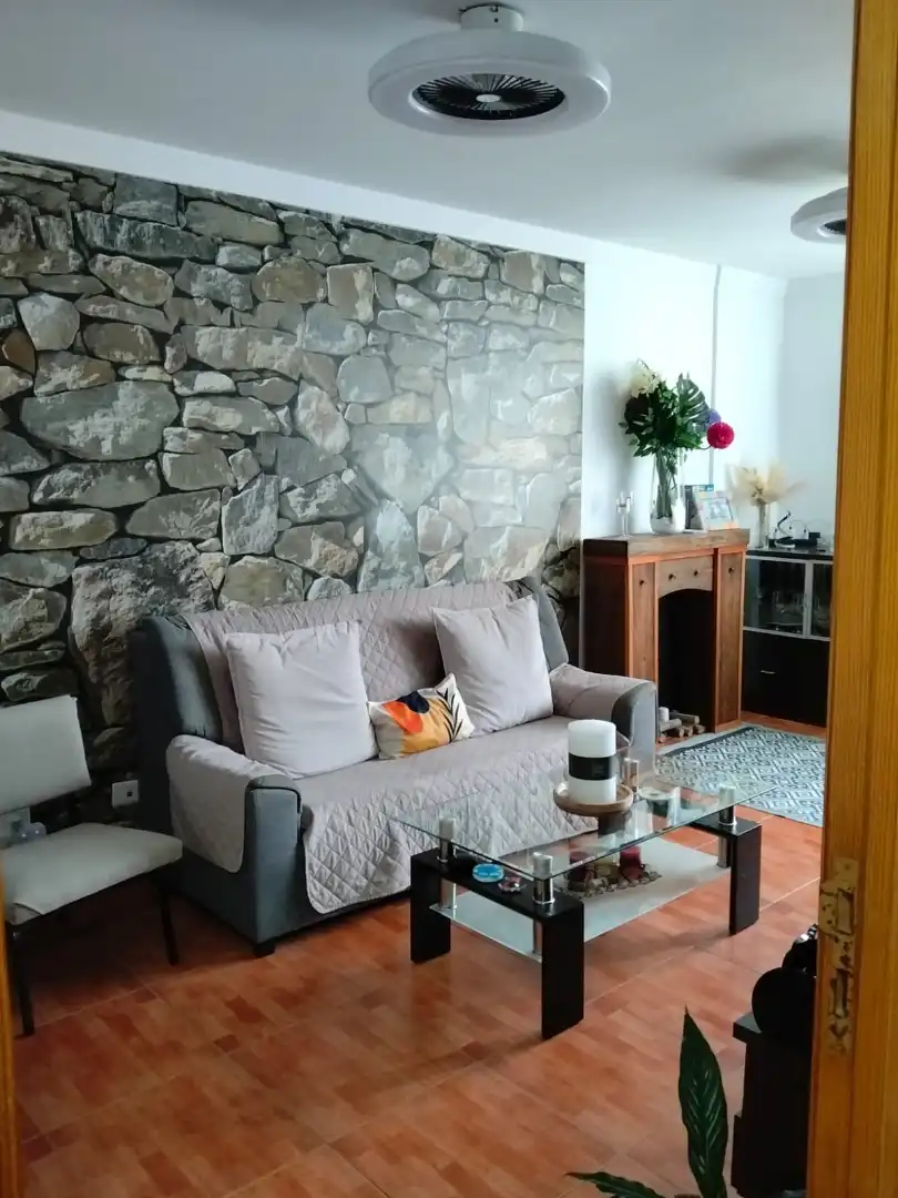 Sala de estar de Piso en venta en Las Palmas de Gran Canaria con Terraza y Amueblado