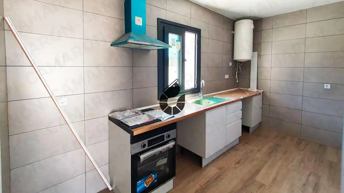 Cocina de Casa o chalet de alquiler en Palomares del Río con Aire acondicionado, Jardín privado y Parquet
