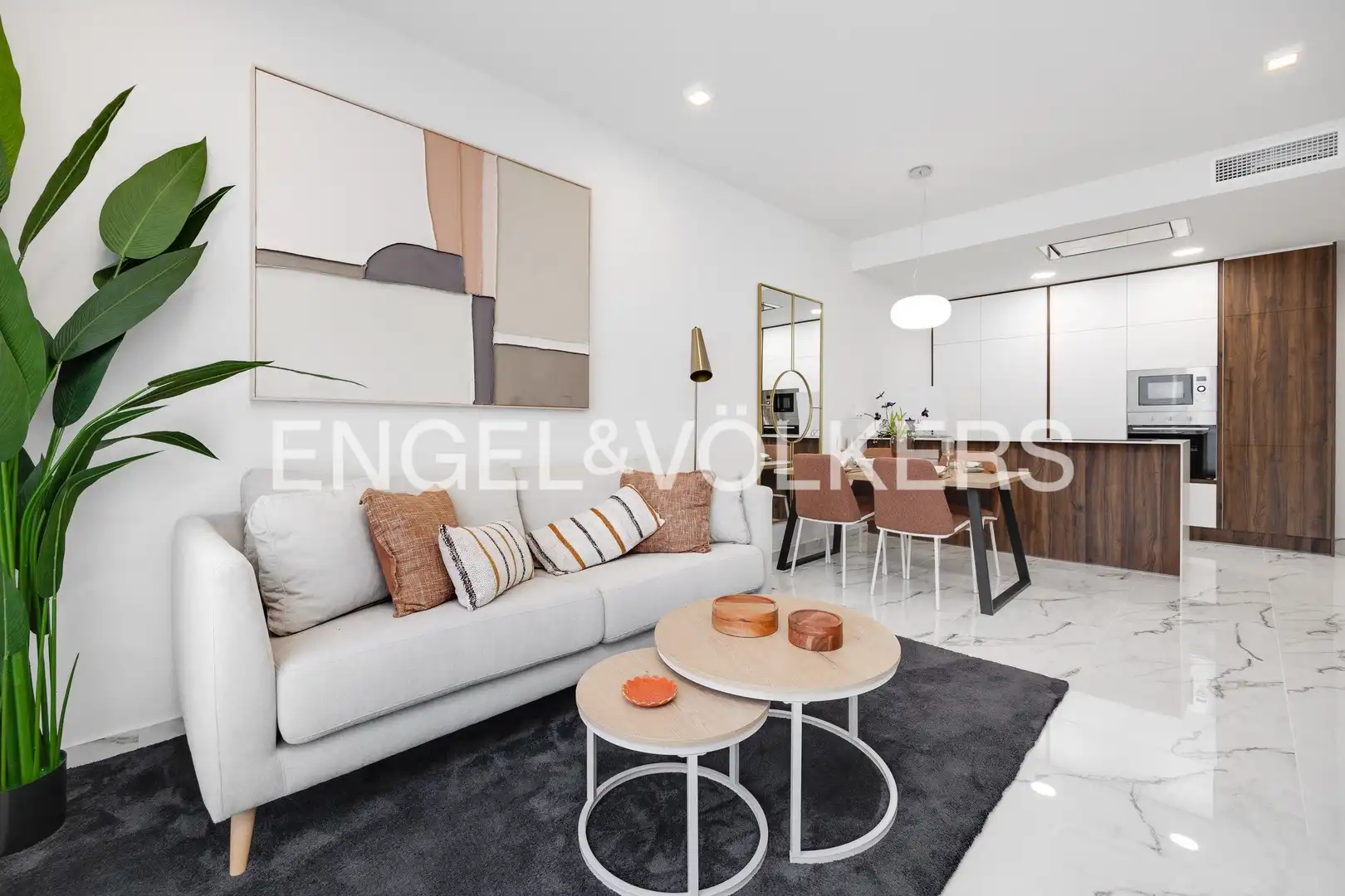 Living room of Flat for sale in Pilar de la Horadada  with Air Conditioner, Heating and Private garden