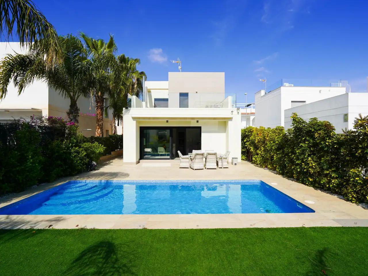 Exterior view of Houses for sale in Rojales  with Air Conditioner, Heating and Private garden