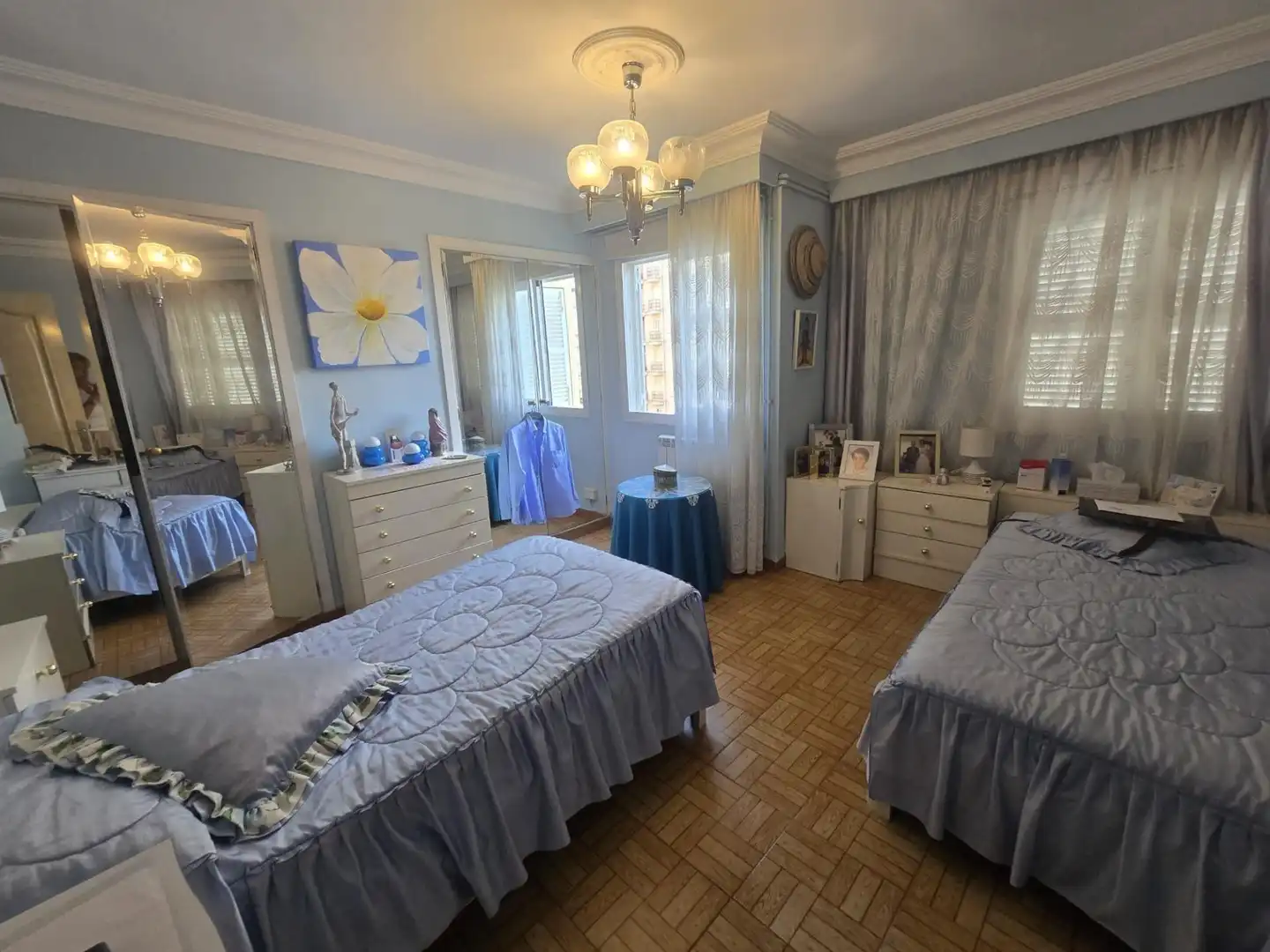 Bedroom of Flat for sale in  Palma de Mallorca  with Heating, Furnished and Balcony