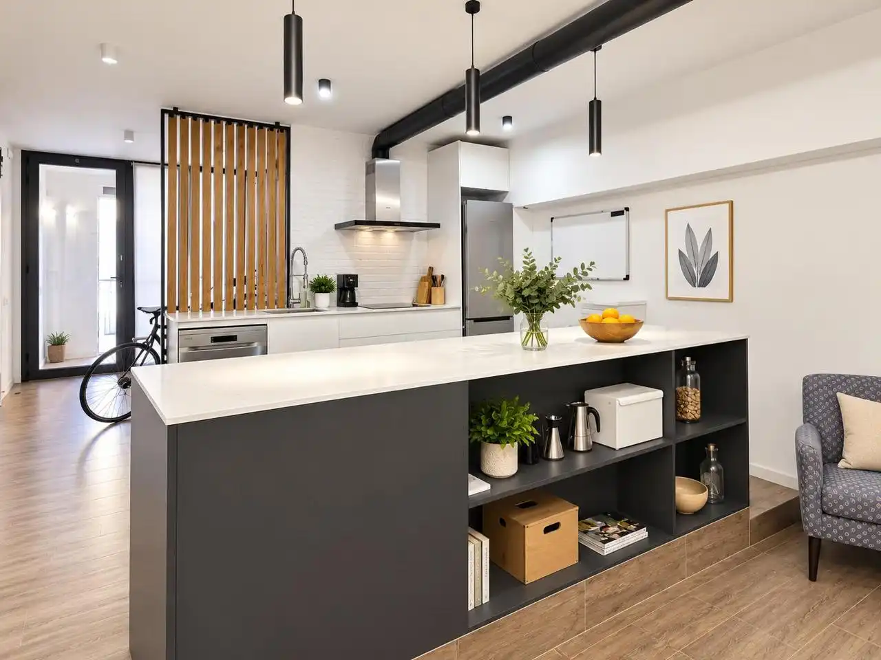 Cocina de Planta baja para compartir en Barcelona con Amueblado