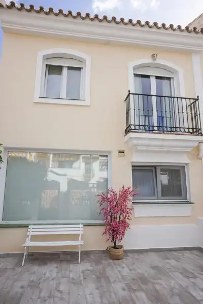Exterior view of Detached homes for sale in Benalmádena  with Air Conditioner, Terrace and Swimming Pool