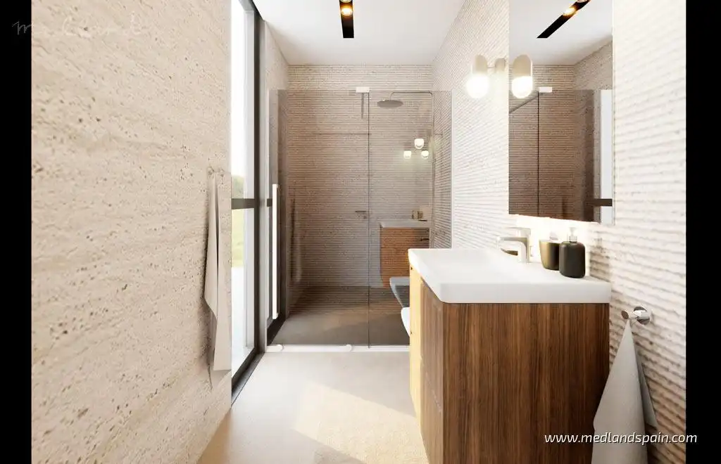 Bathroom of Houses for sale in Orihuela  with Air Conditioner, Heating and Private garden