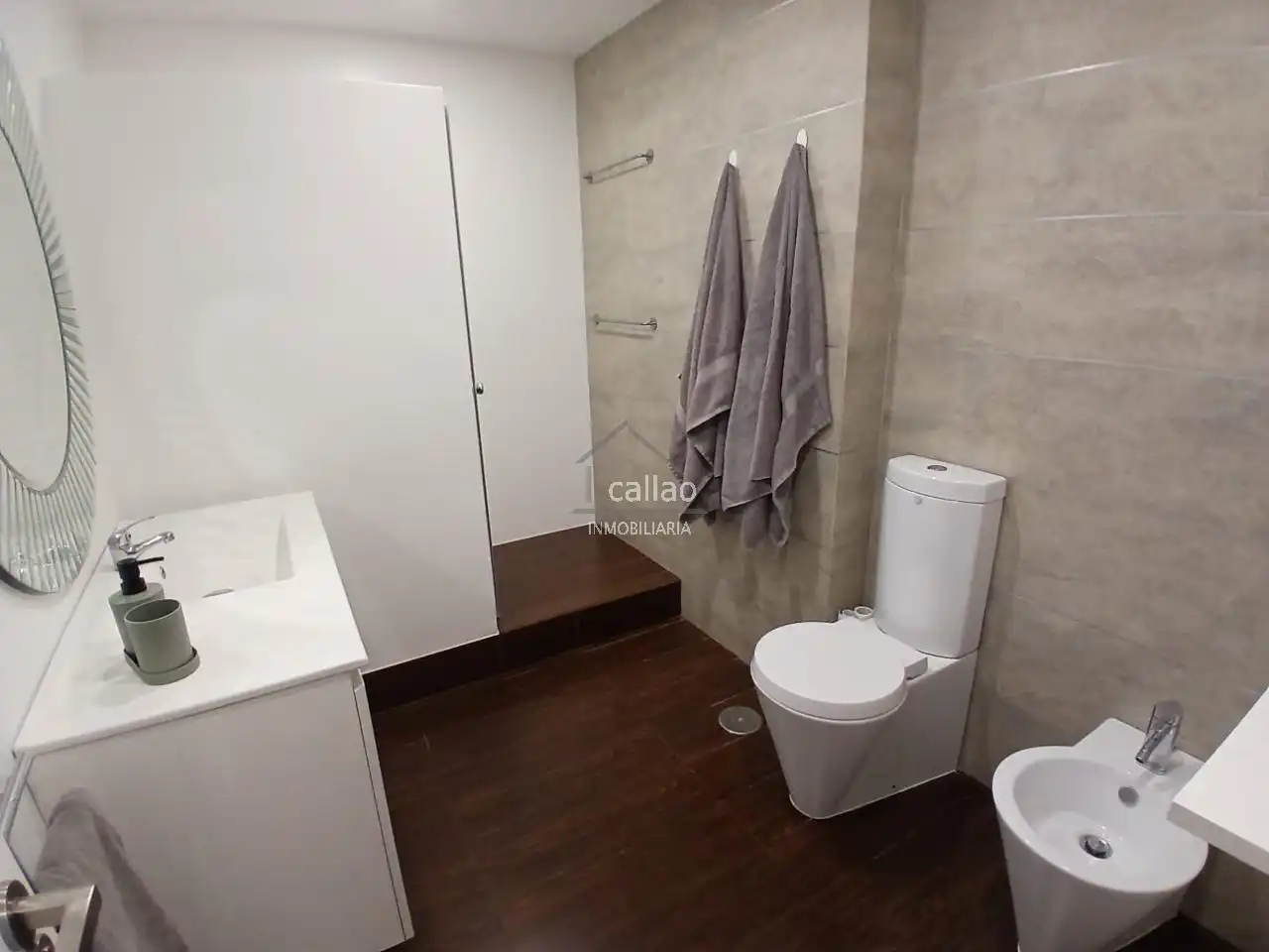 Bathroom of Flat for rent in Ferrol  with Heating, Storage room and Furnished