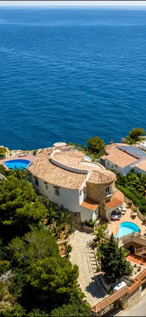 Vista exterior de Casa o chalet en venta en Jávea / Xàbia con Aire acondicionado, Calefacción y Jardín privado