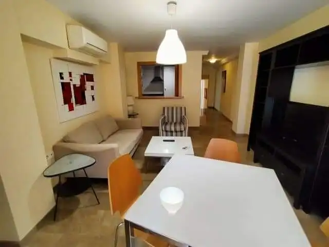 Sala d'estar de Apartament de lloguer en Granada amb Moblat, Rentadora i Microones