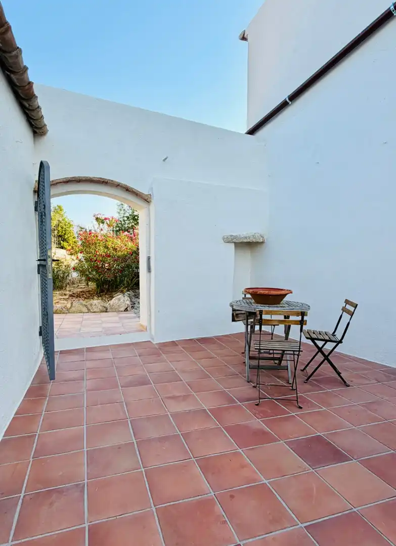 Terrassa de Finca rústica de lloguer en Canyelles amb Aire condicionat, Calefacció i Jardí privat
