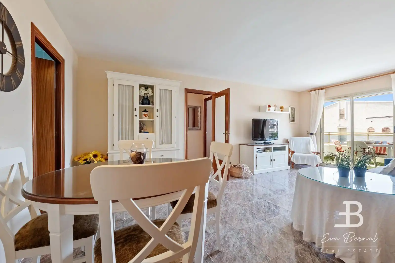 Wohnzimmer von Wohnung zum Verkauf in Vila-seca mit Klimaanlage, Heizung und Privatgarten
