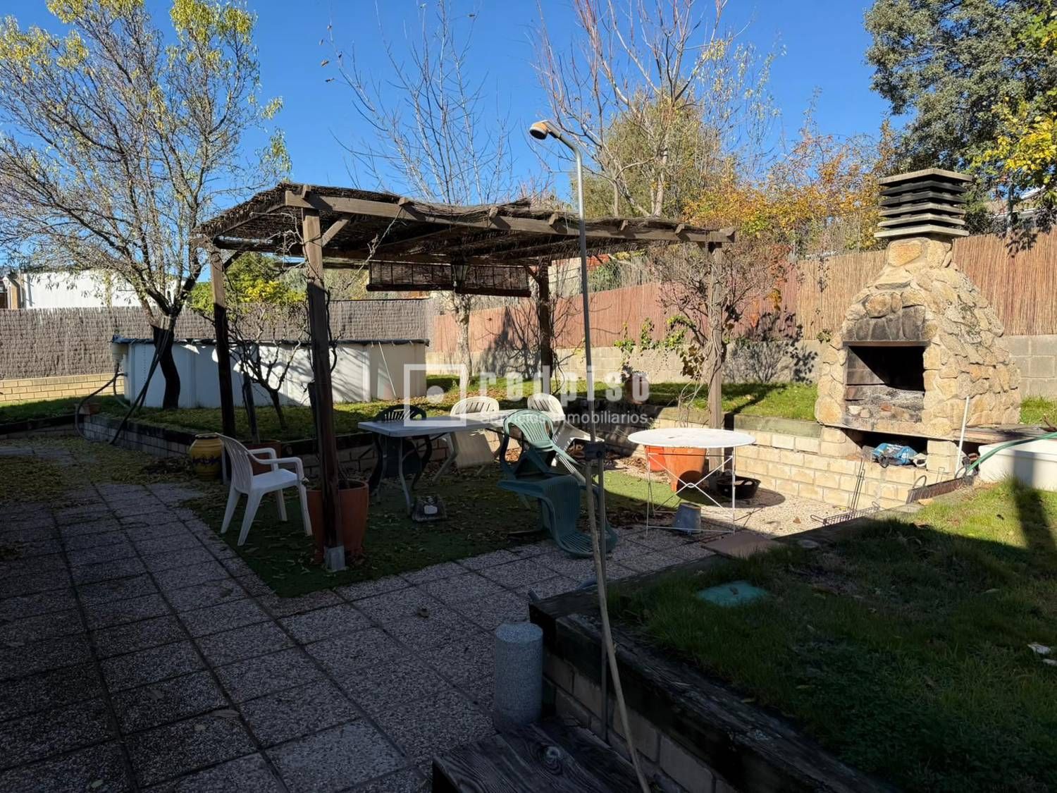 Jardín de Casa o chalet en venta en Santa María de la Alameda