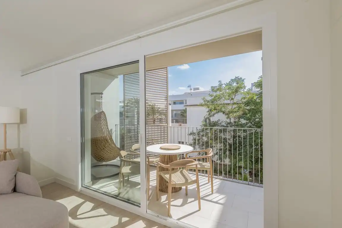 Balcony of Apartments for rent in Jávea / Xàbia  with Air Conditioner, Storage room and Sauna