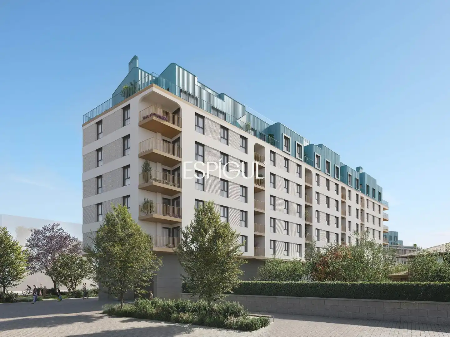 Vista exterior de Piso en venta en Barcelona con Aire acondicionado, Calefacción y Terraza