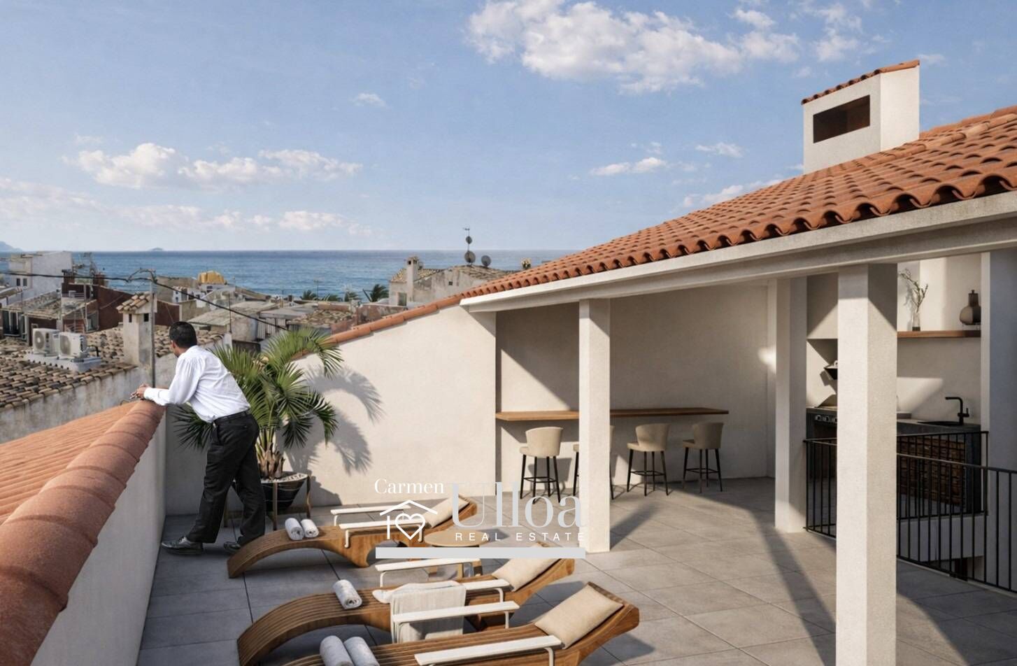 Terrassa de Planta baixa en venda en Villajoyosa / La Vila Joiosa amb Jardí privat, Terrassa i Balcó