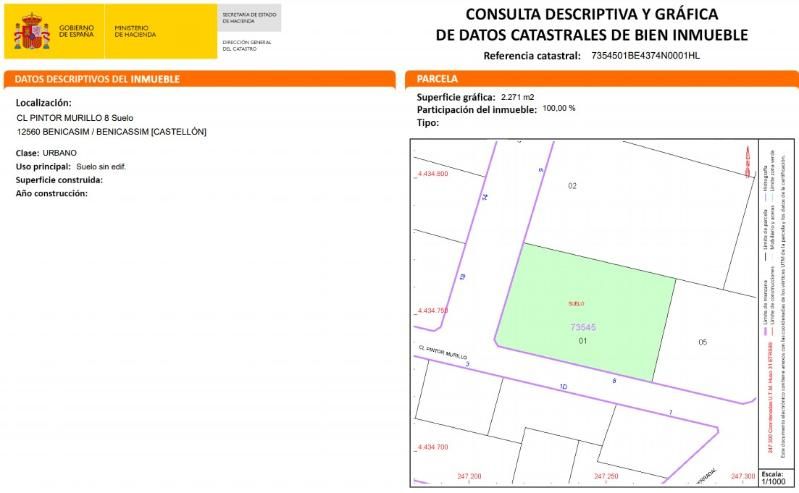 Land for sale in Benicasim / Benicàssim