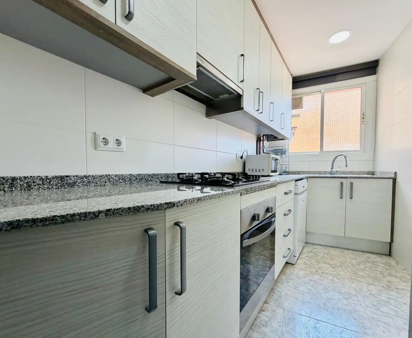 Kitchen of Flat for sale in Sabadell  with Heating, Storage room and Furnished