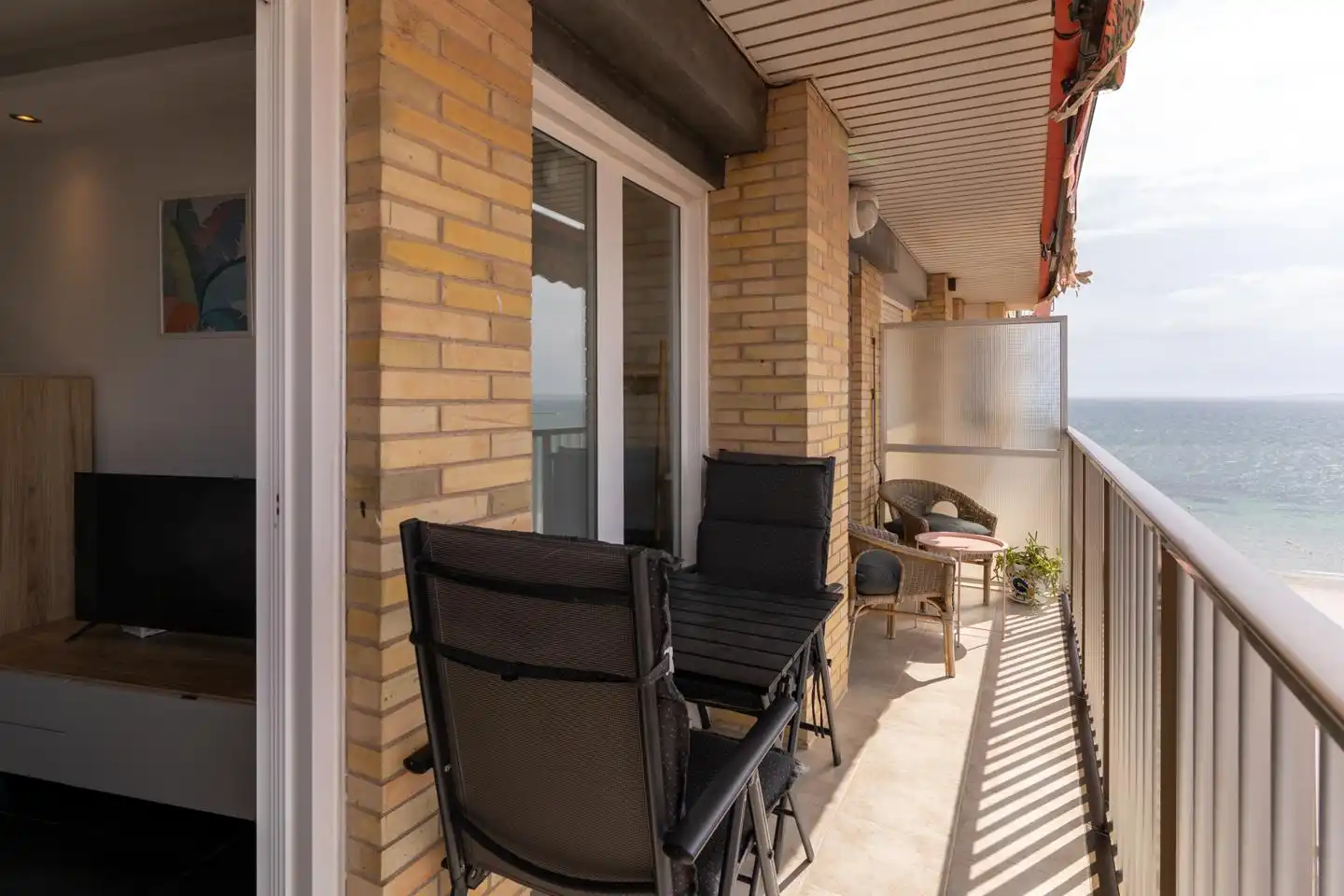 Terrasse von Wohnung zum Verkauf in Santa Pola mit Klimaanlage und Terrasse