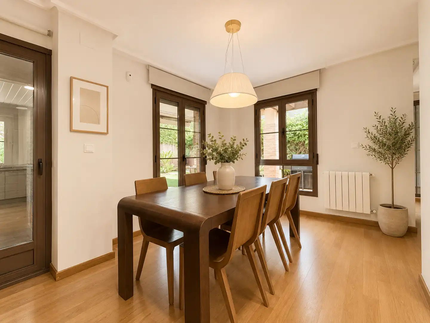 Dining room of Detached homes for sale in Mutxamel  with Air Conditioner, Heating and Private garden