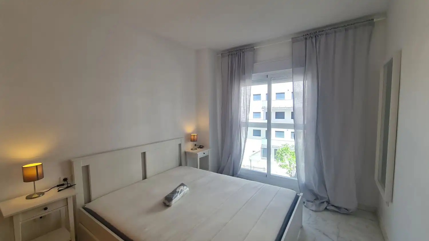 Bedroom of Flat for rent in Málaga  with Air Conditioner, Heating and Terrace