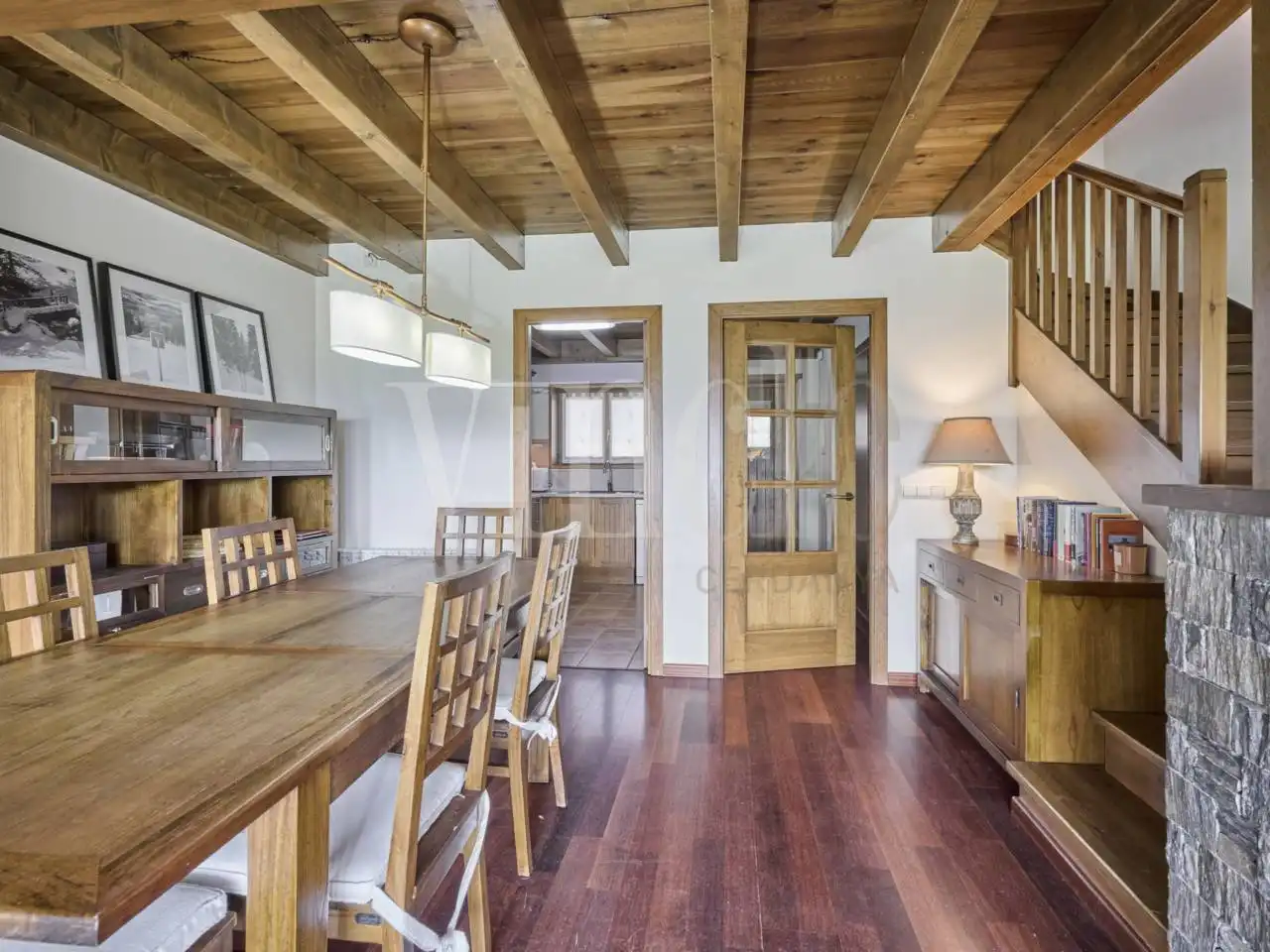 Comedor de Casa adosada en venta en Guils de Cerdanya con Calefacción, Parquet y Terraza