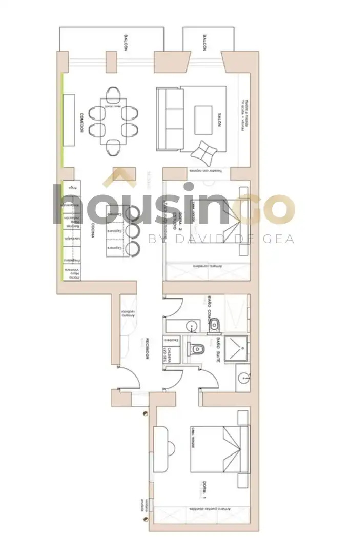 Flat for sale in Madrid  with Air Conditioner, Heating and Terrace