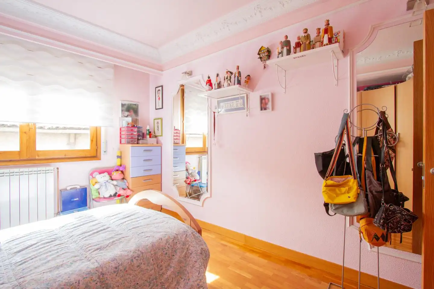 Schlafzimmer von Maisonette zum Verkauf in Villava / Atarrabia mit Klimaanlage, Heizung und Terrasse