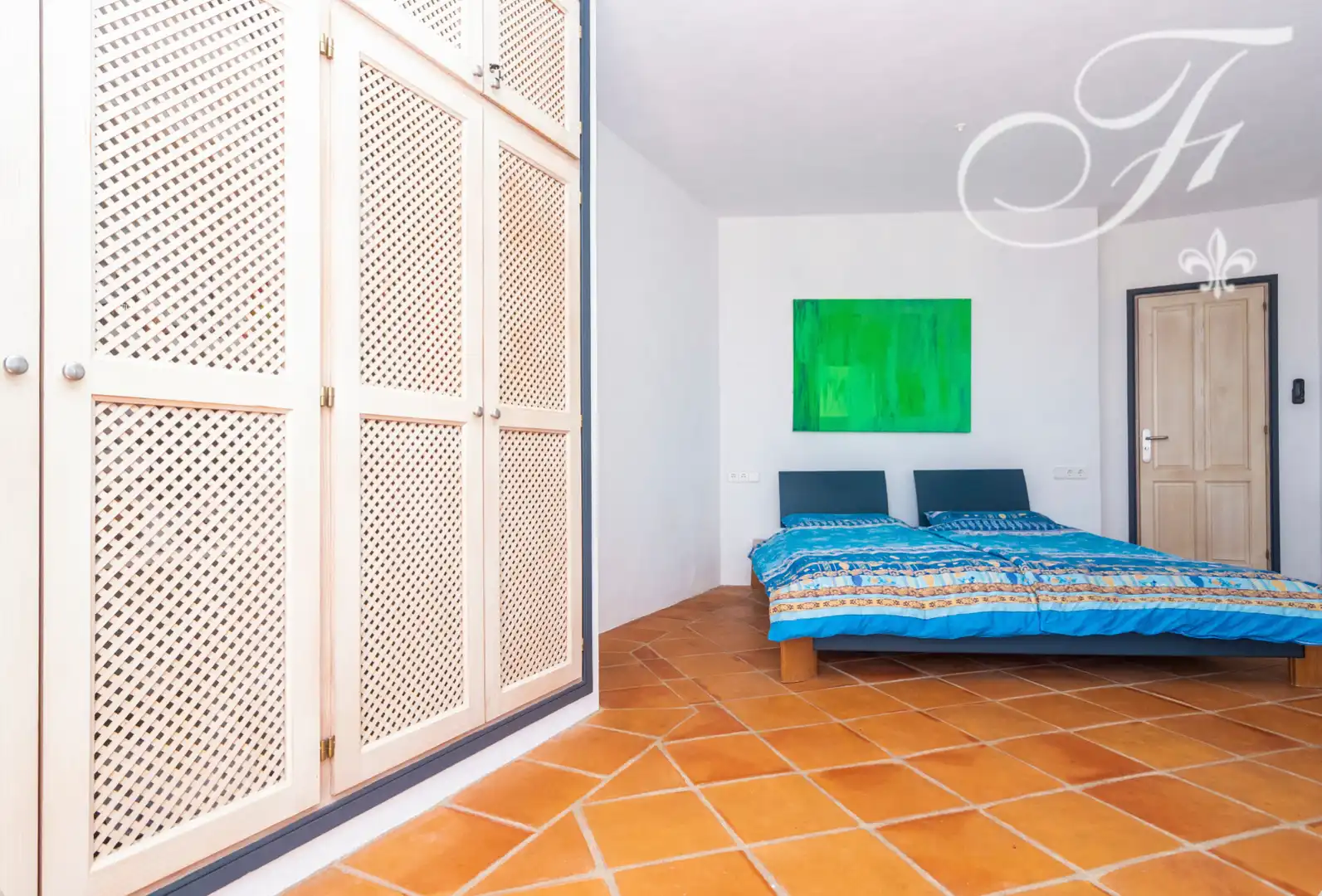 Habitación de Casa adosada en venta en Santa Eulària des Riu con Aire acondicionado, Jardín privado y Terraza