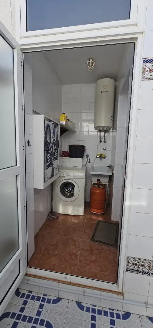 Cocina de Casa adosada en venta en Pilar de la Horadada con Aire acondicionado, Calefacción y Jardín privado