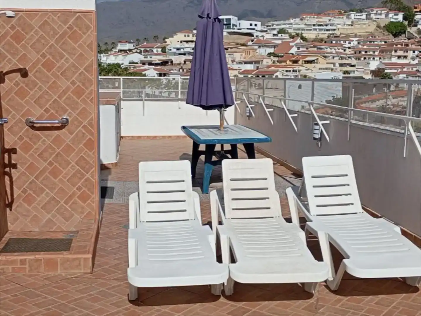 Terrasse von Wohnungen zur Miete in Adeje mit Schwimmbad, Möbliert und Balkon