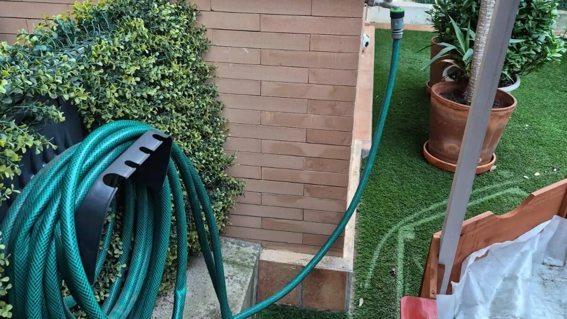 Garden of Single-family semi-detached for sale in  Albacete Capital  with Air Conditioner, Heating and Parquet flooring