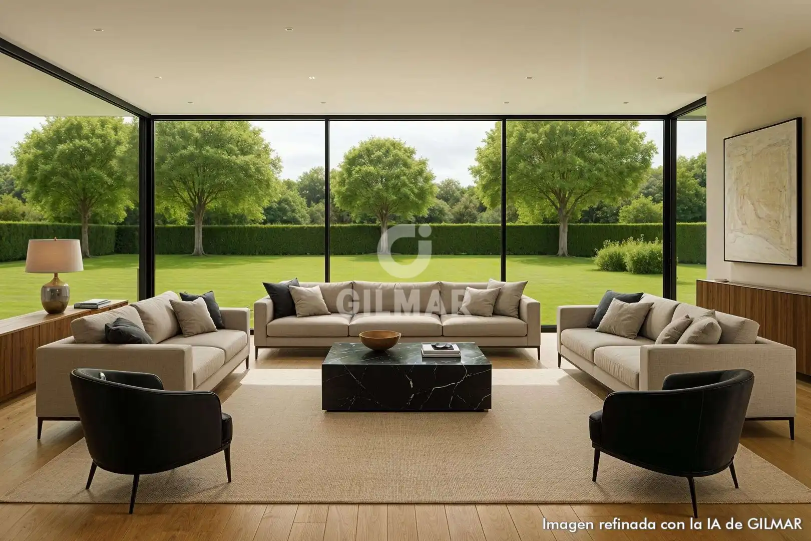 Sala d'estar de Residencial en venda en Madrid