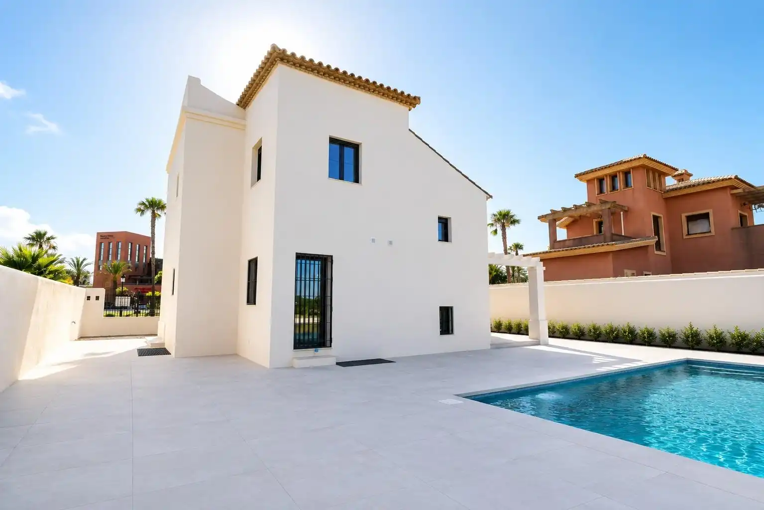 Exterior view of Houses for sale in Chiclana de la Frontera  with Private garden, Terrace and Swimming Pool