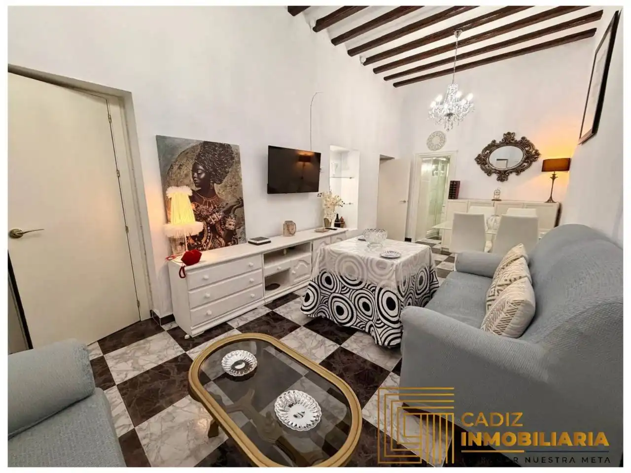 Wohnzimmer von Wohnung zum Verkauf in Cádiz