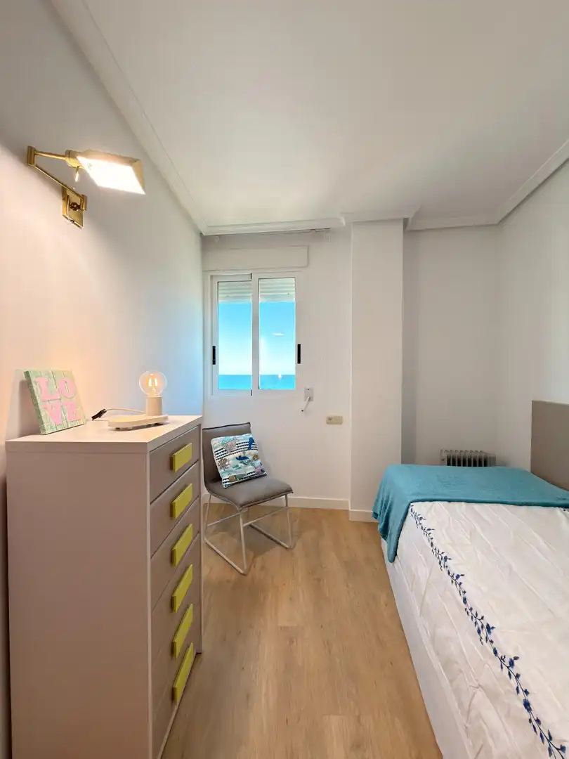 Bedroom of Flat for rent in Alicante / Alacant  with Air Conditioner, Private garden and Terrace