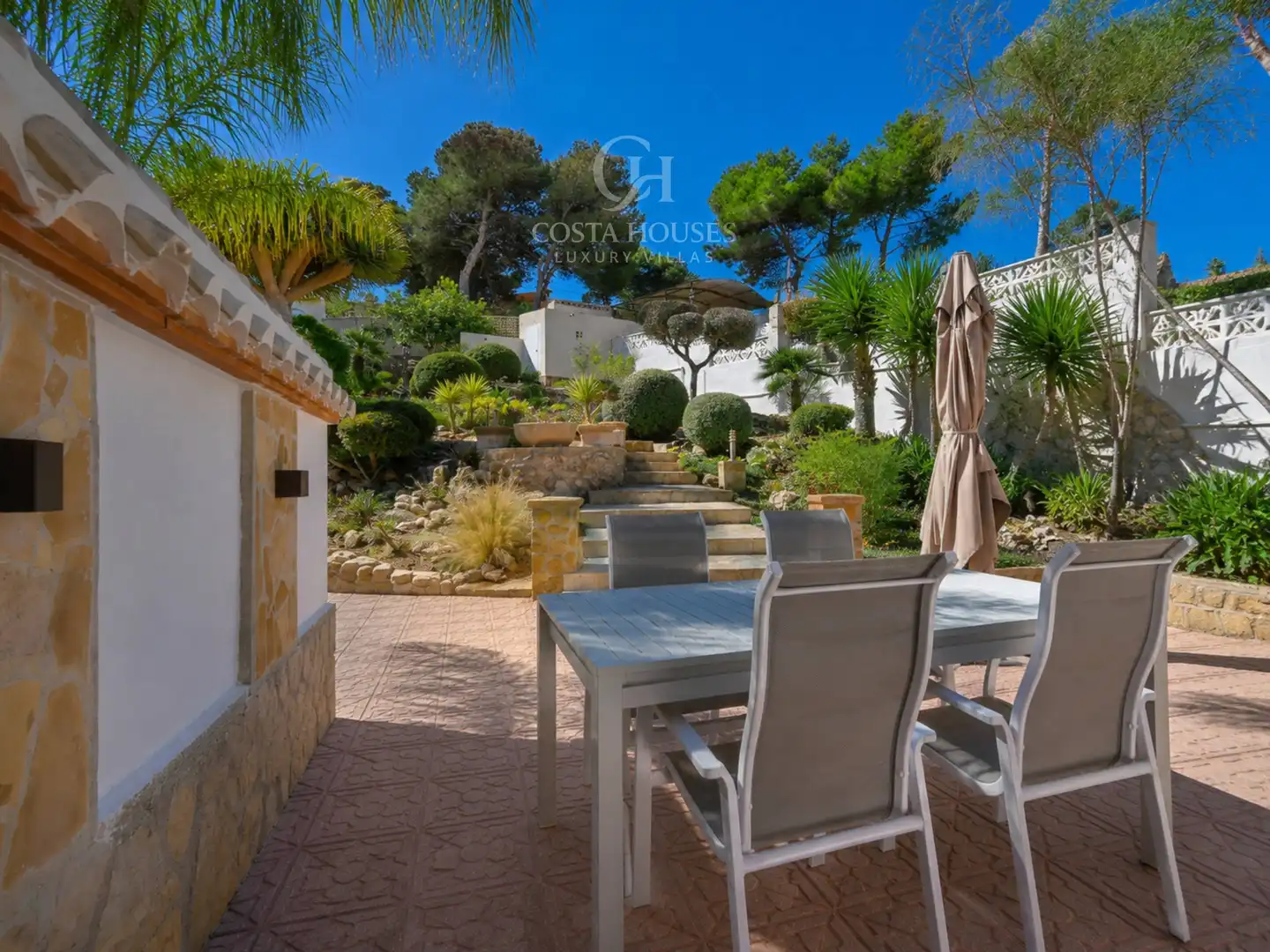 Terrassa de Casa o xalet en venda en Jávea / Xàbia amb Calefacció, Jardí privat i Terrassa