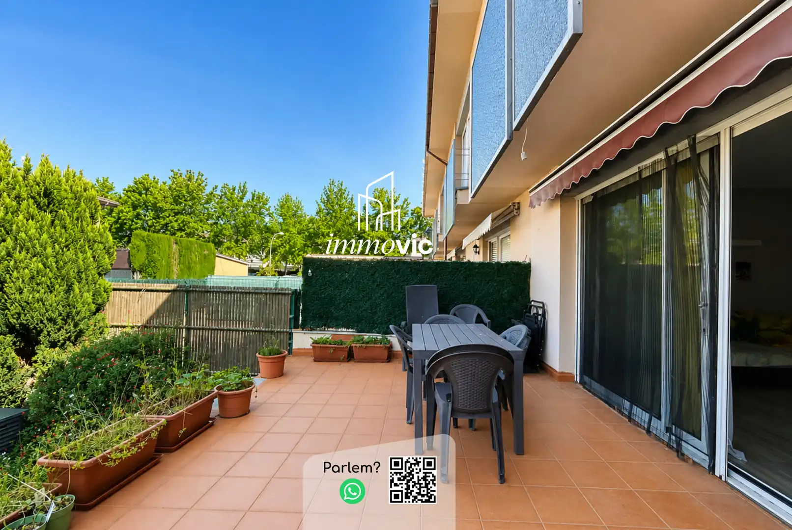 Terrace of Detached homes for sale in Olot  with Heating, Private garden and Parquet flooring