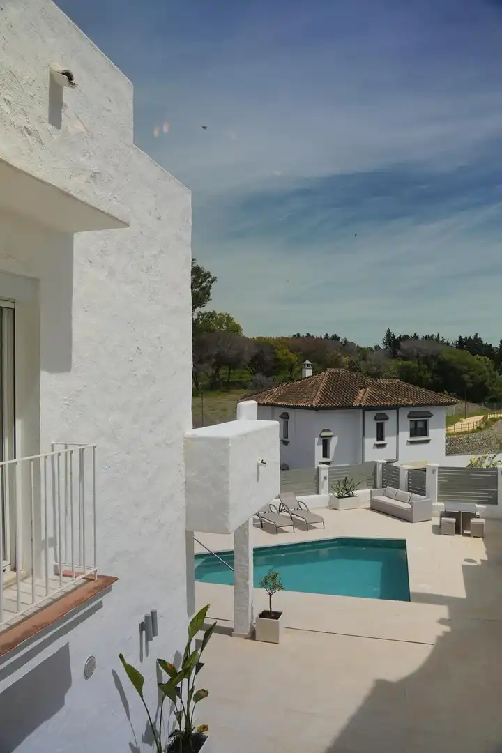 Terrassa de Casa o xalet de lloguer en Marbella amb Jardí privat, Terrassa i Piscina